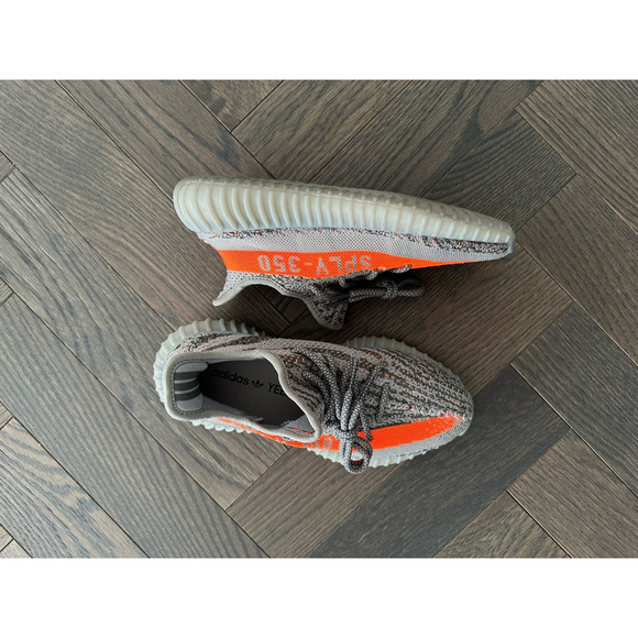 Adidas Other - Men's Adidas Yeezy Boost 350 V2 Sneakers Size 6.5 Gray & Orange